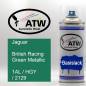 Preview: Jaguar, British Racing Green Metallic, 1AL / HGY / 2129: 400ml Sprühdose, von ATW Autoteile West.